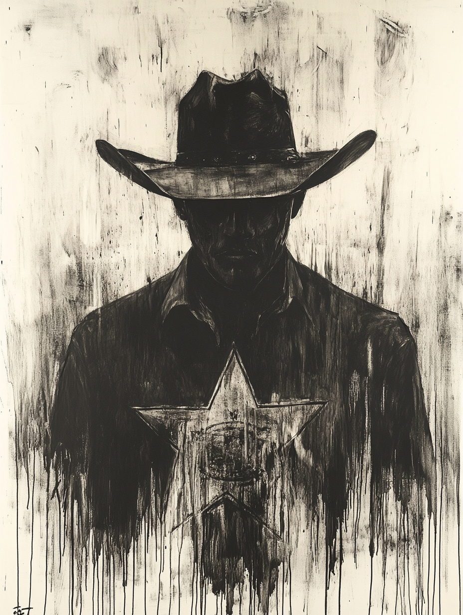 Sheriff in Charcoal and Ink